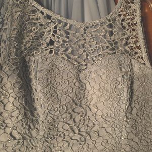 Two-Piece Sequined “Dress”